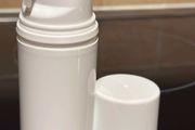 33x container 60ml with pump, empty cream cosmetic bottle, dispenser