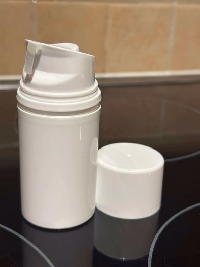 33x container 60ml with pump, empty cream cosmetic bottle, dispenser