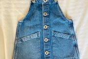 Denim pinafore