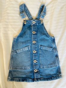 Denim pinafore