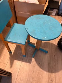 Wooden Kids Table & Chair Set