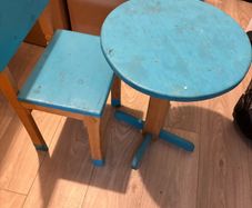 Wooden Kids Table & Chair Set