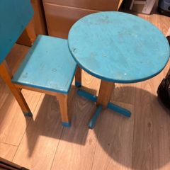 Wooden Kids Table & Chair Set