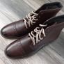 Onfire Brand Mens Leather Textured Boots Image 2