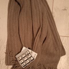 New Long Beige Scarf