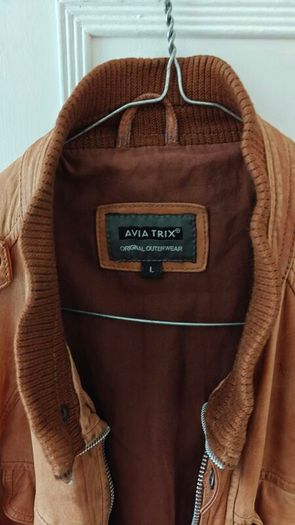 Classic Men's Aviatrix Tan Leather Jacket