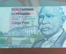 Irish Fifty pound note