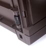 310 litres Storage Chest Hinged Lid Handles,Wheels, Rattan Look, Anthracite, Garden Box, Cushion Box Image 2