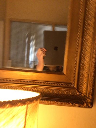 Big very old rectangular gilt framed mirror