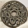 China Bronze Openwork Charm Hollowed Out Antique Money Amulet Image 3