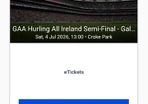 Cork V Galway All Ireland Semi Final
