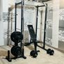 Power Rack Olympic Weights Barbell Dumbbells Bench Image 10