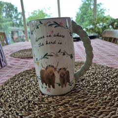 Novelty Jug: 'Home is where the herd is.'