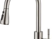 36523 FORIOUS Brushed Swivel High Arc Pull-Out Kitchen Sink Mixer Tap