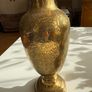 x2 Vintage Solid Brass Vases and candle holder Image 6