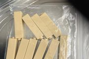 lego tan bricks 1x1x 4  ten pieces