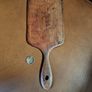 Vintage Art Deco Wooden Hand Mirror Image 3