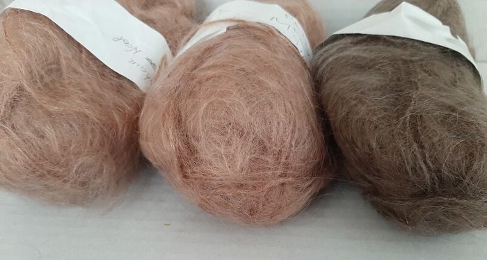 Mohair wool knitting crochet crafts