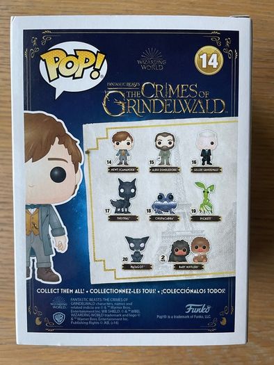 Harry Potter Funko Pop! Newt Scamander. Fantastic Beasts #14