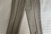 BNWT TONI Jolie Style Beige Glen Check Slim Fit Trousers - Size EU 38 / UK 12