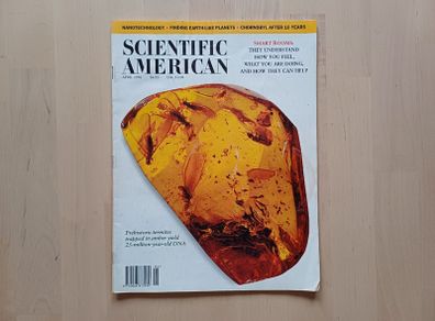 Scientific American Magazine Prehistoric Amber Issue 1996