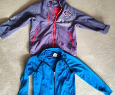 Crocodrillo Windbreaker & Nike zipped top 6-7 yrs