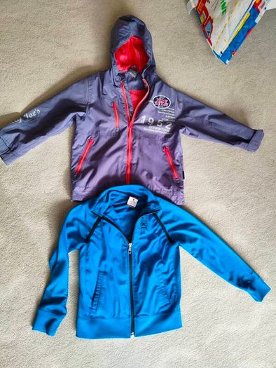 Crocodrillo Windbreaker & Nike zipped top 6-7 yrs
