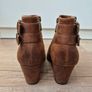 Tan leather boots Image 4
