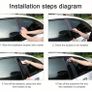 Decorative Trim Stickers for The for BMW Series 5 Models from 2004 to 2010 for The BC Center Pillar Image 10