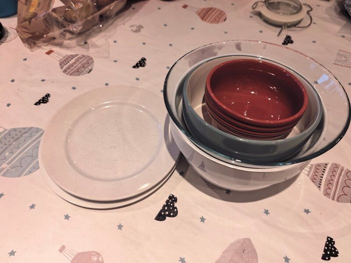 bowl and plate