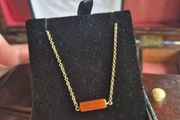 9ct Gold and Carnelian Necklace Chain Jewellery