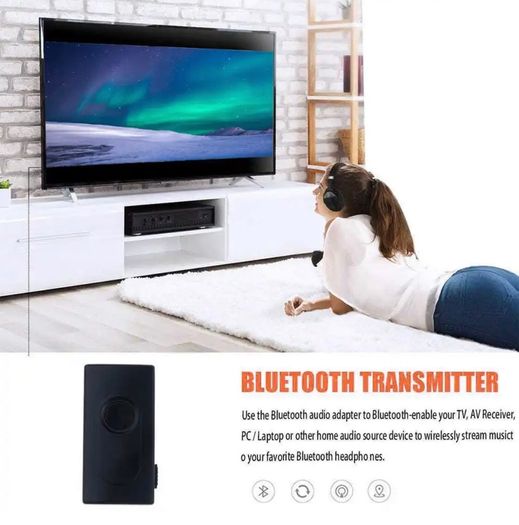 2in1 Bluetooth Transmitter Receiver Car Kit 3.5mm Stereo Wireless Music Audio