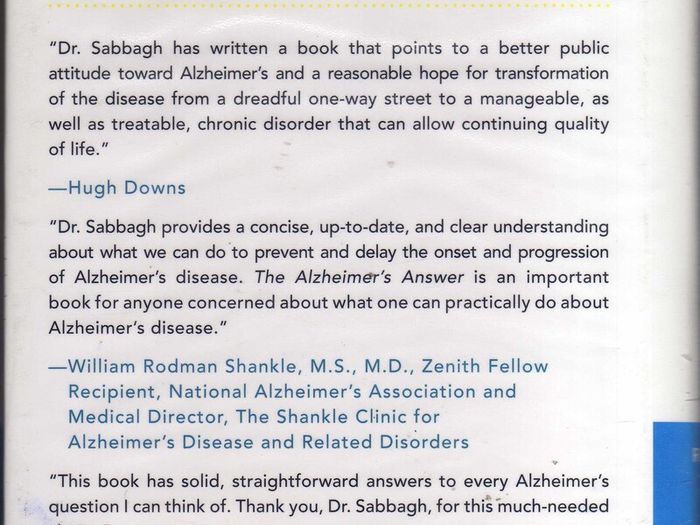 The Alzheimer's Answer - Reduce Your Risk And Keep Your Brain Healthy