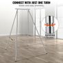 Aerial Yoga Frame, 9.67 ft Height Yoga Swing Stand, Max 551.15 lbs Load Chrome-Plated Steel Pipe Inversion Yoga Swing Stand Yoga Rig Yoga Sling Inversion Equipment for Indoor Outdoor Aerial Yoga Image 3