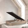Oak Ottoman Storage Bed Stylish Space, Double Image 3
