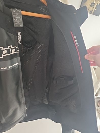 alpinestars leather jacket