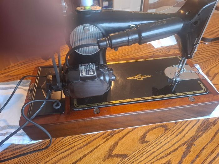 Vintage Singer sewing machine