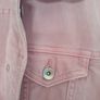 M&S Pink Denim  Jacket Size 16 Image 3