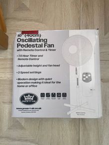 Pedestal Fan with Remote