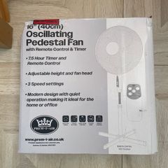 Pedestal Fan with Remote