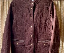 Women's Vintage Brown Corduroy Coat Hunting Style