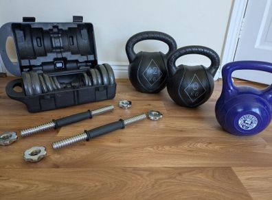 Gym Weight Set - for exercises at home