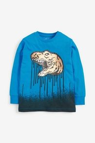 Next Sequins Dino Top Age 8 yrs
