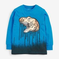 Next Sequins Dino Top Age 8 yrs