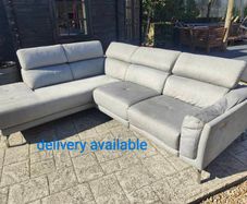 Sofa with electric recline delivery included