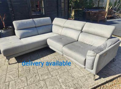 Sofa with electric recline delivery included