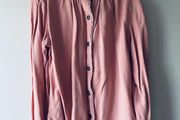 Next dusky pink blouse with Peter Pan collar