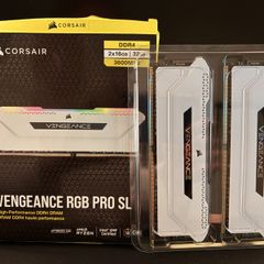 Corsair Vengeance RGB PRO SL 32gb (2x16gb) DDR4 3600mhz CL18
