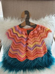 Handmade Crocheted Baby Jacket