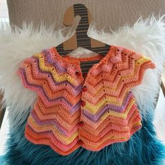 Handmade Crocheted Baby Jacket